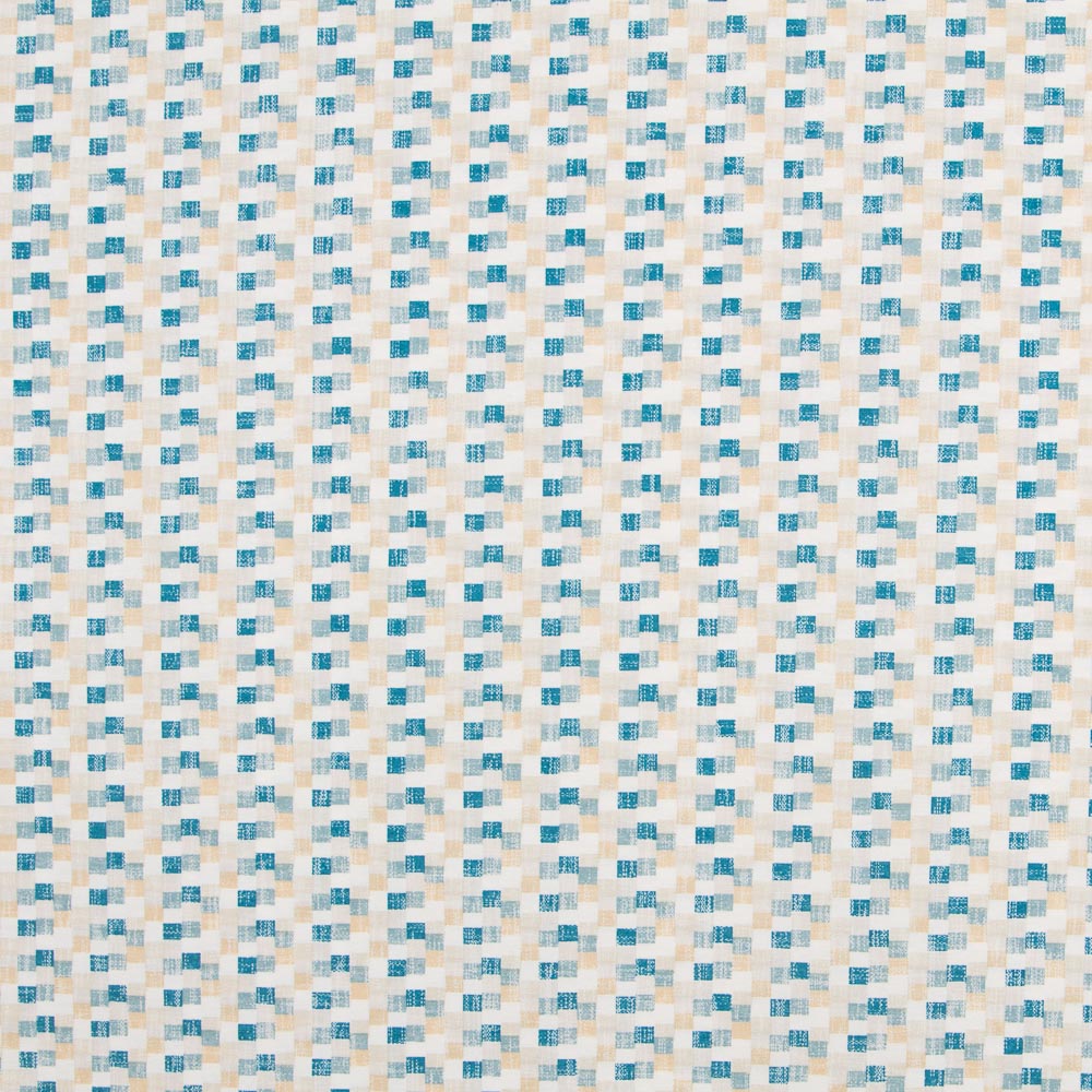 Loneta Estampada Cuadrados Mosaico - Ribes y Casals