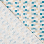 Loneta Estampada Cuadrados Mosaico - Ribes y Casals