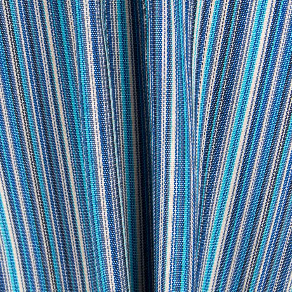 Retal Lona Exterior Teflón Raya Azul Pequeña 55x320 cm - Ribes y Casals