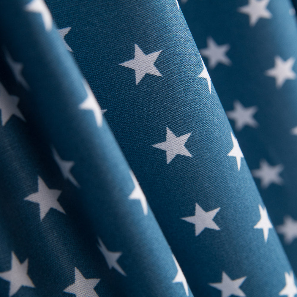 Algodón Estrellas Fondo Azul - Ribes y Casals