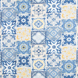 Mantel Anti Manchas Mosaico Azul - Ribes y Casals