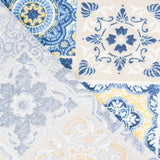 Mantel Anti Manchas Mosaico Azul - Ribes y Casals