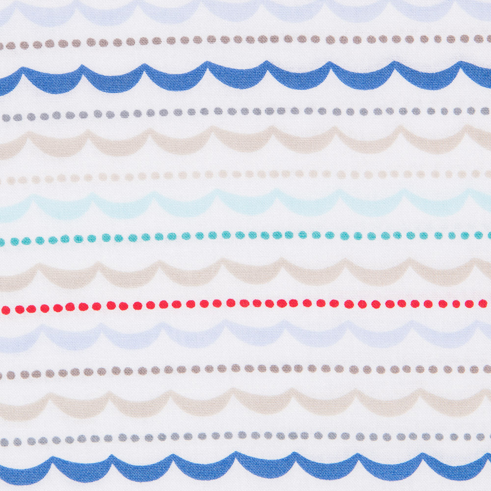 Algodón Bayaderas Azules - Ribes y Casals