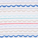 Algodón Bayaderas Azules - Ribes y Casals