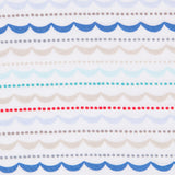 Algodón Bayaderas Azules - Ribes y Casals