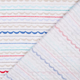 Algodón Bayaderas Azules - Ribes y Casals