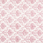 Loneta Estampada Barroco Granate Rústico - Ribes y Casals