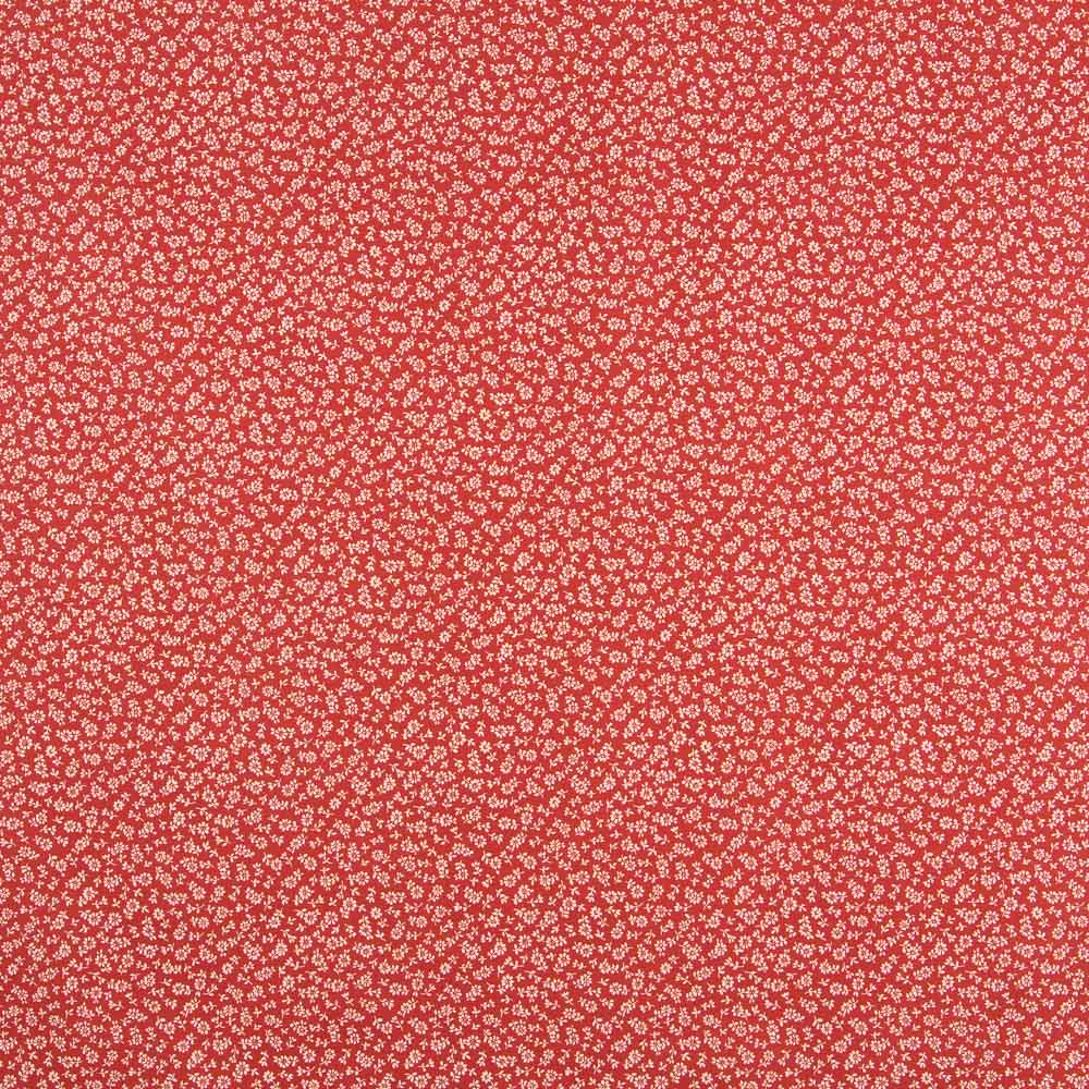 Popelín Ramitas Rojas - Ribes y Casals