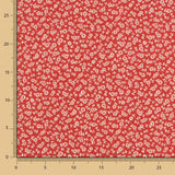 Popelín Ramitas Rojas - Ribes y Casals