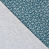 Popelín Ramitas Petróleo - Ribes y Casals