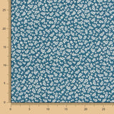 Popelín Ramitas Petróleo - Ribes y Casals