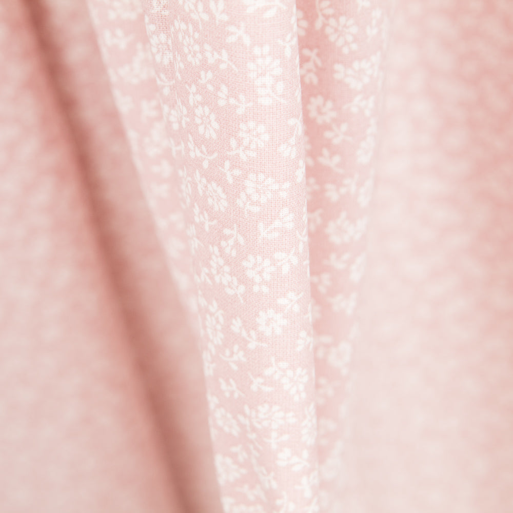 Popelín Ramitas Rosa - Ribes y Casals