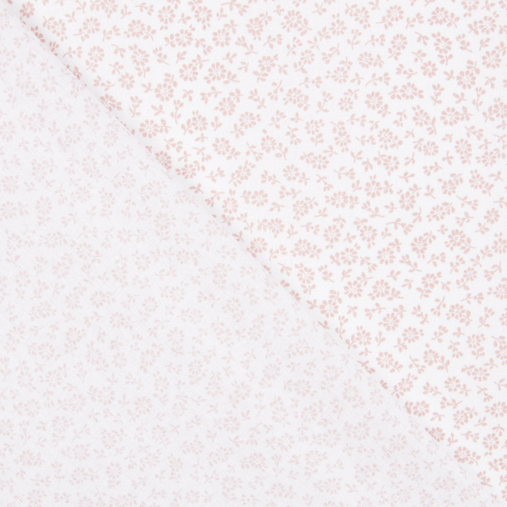 Popelín Ramitas Blanca - Ribes y Casals