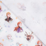 Algodón Frozen Rostros Blanco - Ribes y Casals