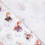 Algodón Frozen Rostros Blanco - Ribes y Casals