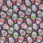Tela Popelín Catrinas Multicolor - Ribes y Casals