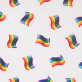 Algodón Banderitas Orgullo Blanca - Ribes y Casals