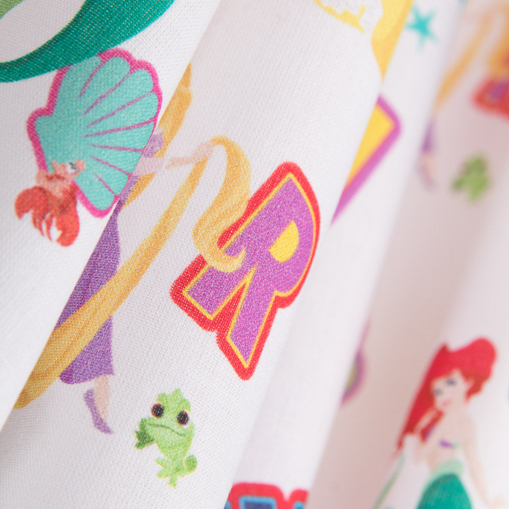 Retal Algodón Disney Princesas Blanca 50x140 cm - Ribes y Casals