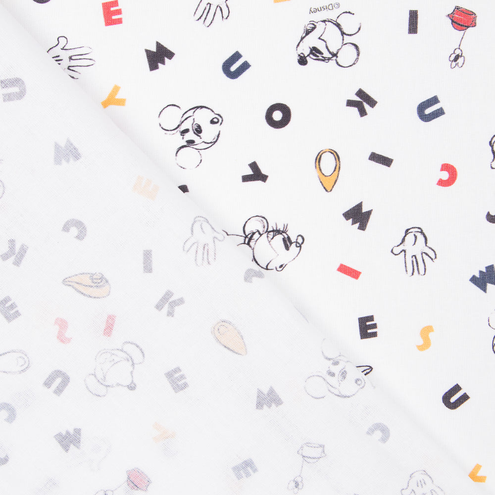 Algodón Letras Mickey - Ribes y Casals