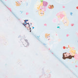 Retal Algodón Disney Princesas Azul 50x140 cm - Ribes y Casals