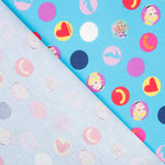 Retal Algodón Cenicienta Azul 50x140 cm - Ribes y Casals