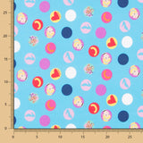 Retal Algodón Cenicienta Azul 50x140 cm - Ribes y Casals