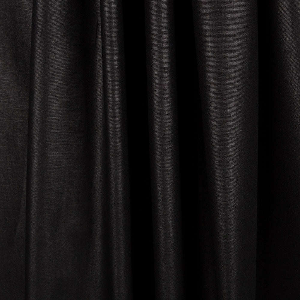 Popelín Algodón Negro Satinado - Ribes y Casals