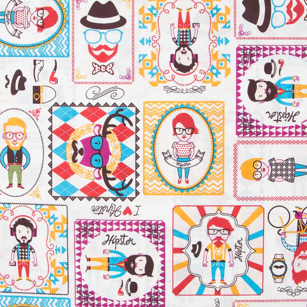 Loneta Estampada Hipster - Ribes y Casals