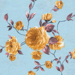 Loneta Estampada Otoño Azul - Ribes y Casals