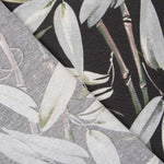 Tela Loneta Estampada Tropic Negro - Ribes y Casals