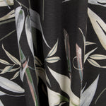 Tela Loneta Estampada Tropic Negro - Ribes y Casals