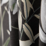 Tela Loneta Estampada Tropic Negro - Ribes y Casals