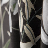 Tela Loneta Estampada Tropic Negro - Ribes y Casals