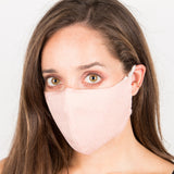 Mascarilla Higiénica Brocado Rosa - Ribes y Casals