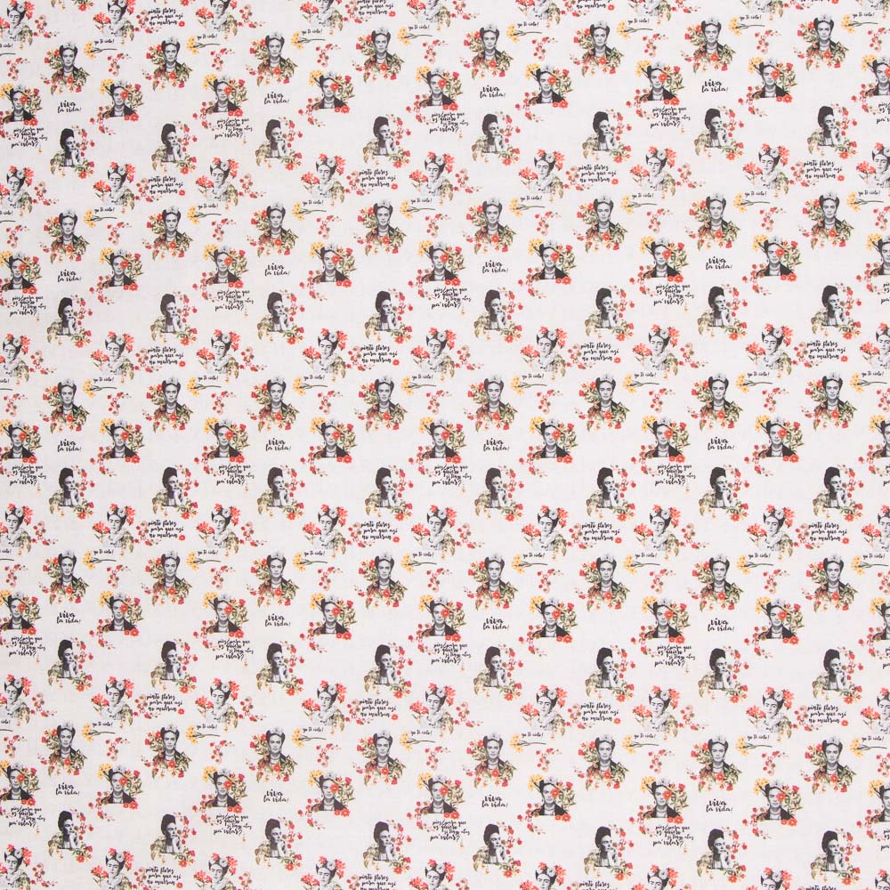 Algodón Frida Frases - Ribes y Casals