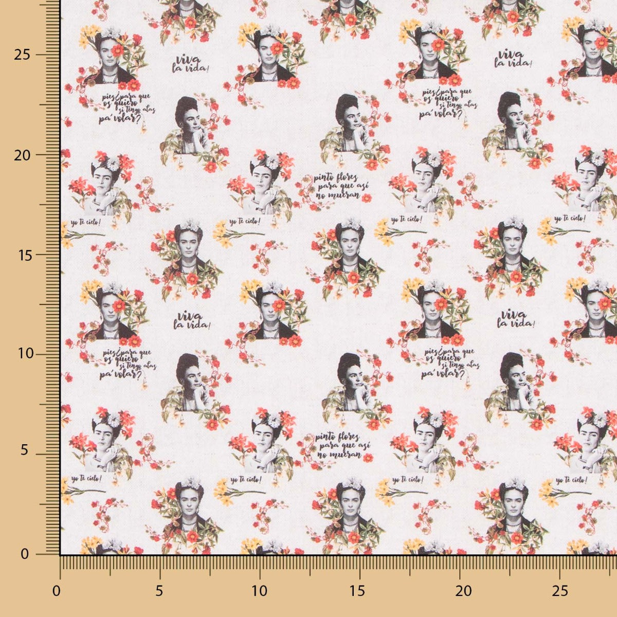 Algodón Frida Frases - Ribes y Casals