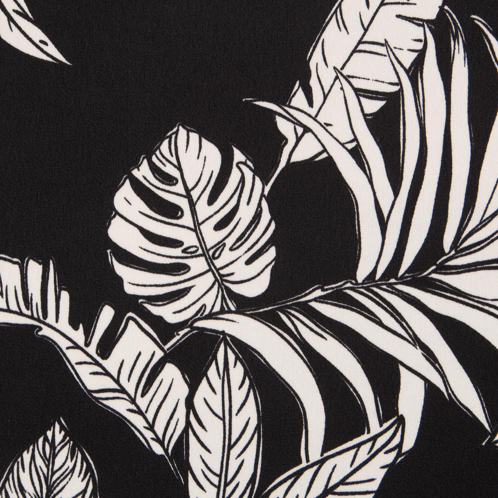 Crep Satén Tropic Negro - Ribes y Casals