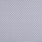 Satén Mate Geométrico Azul - Ribes y Casals