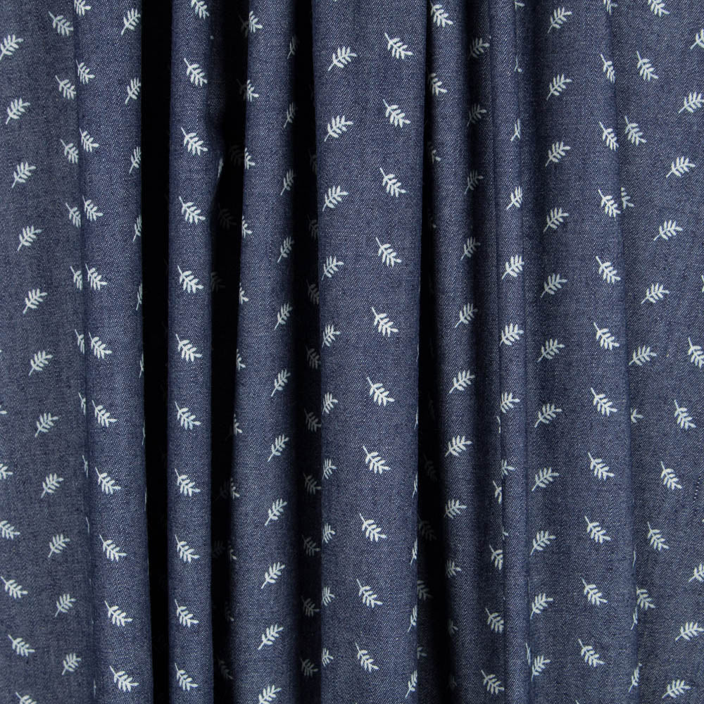 Denim Algodón Oscuro Olivo - Ribes y Casals