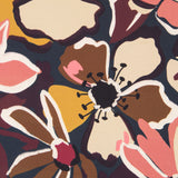 Crepe Fina Botánica Marrón - Ribes y Casals