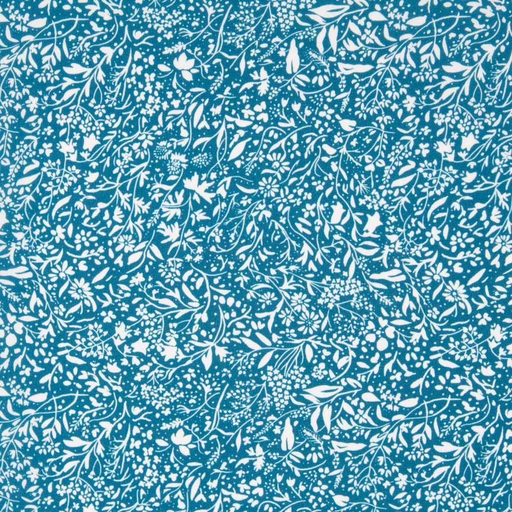 Satén Mate Selva Azul - Ribes y Casals