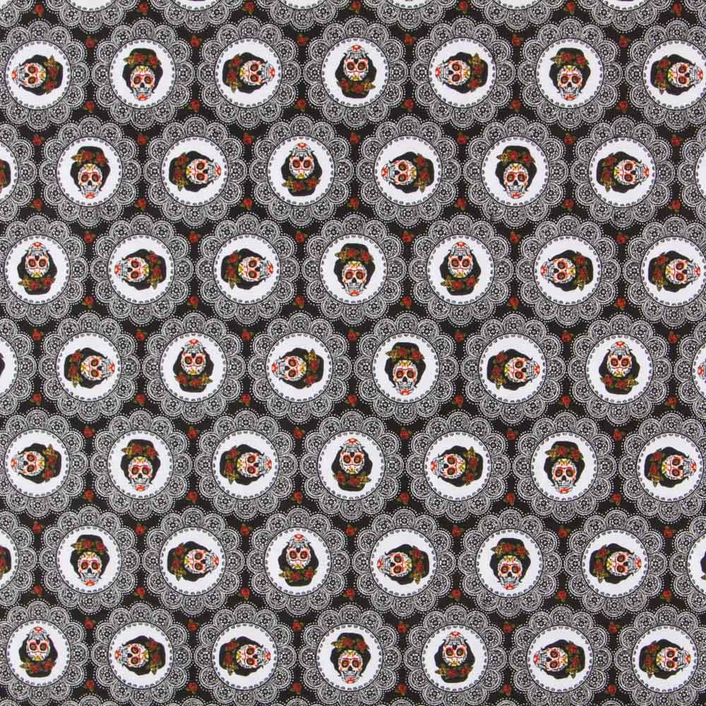 Loneta Deco Catrina Negra - Ribes y Casals