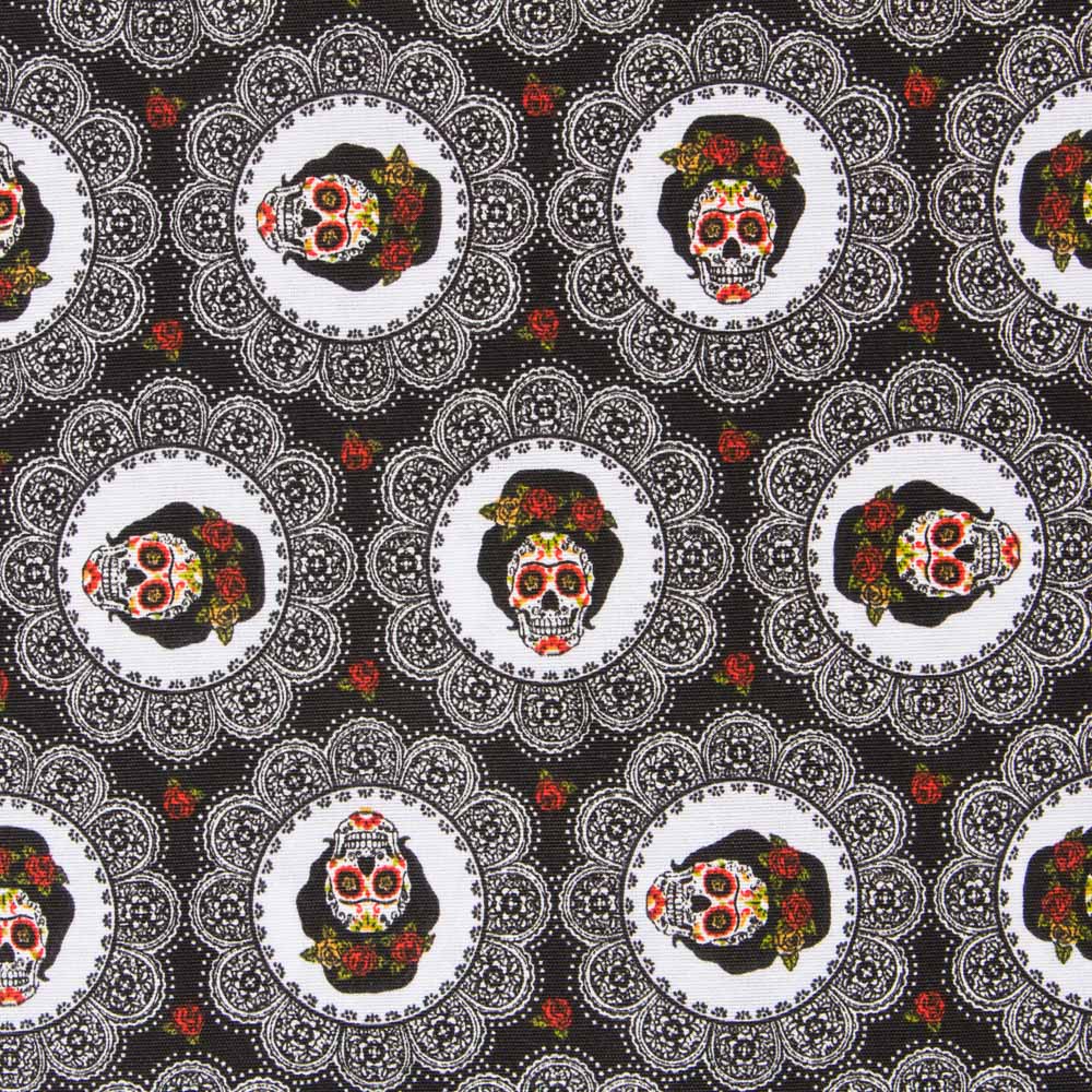 Loneta Deco Catrina Negra - Ribes y Casals