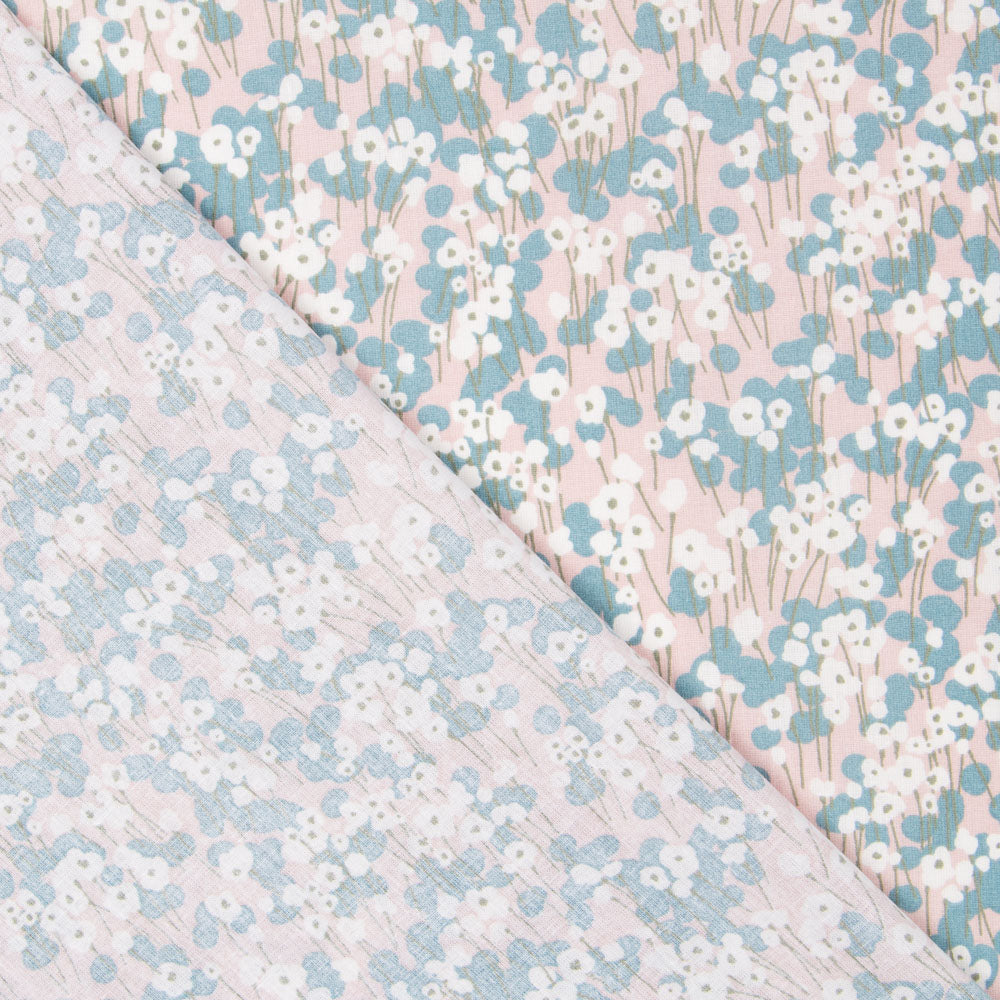 Algodón Moteado Malva - Ribes y Casals