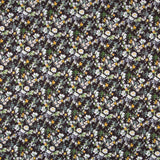 Popelín Algodón Floral Negro - Ribes y Casals