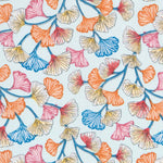 Popelín Algodón Corales Azul - Ribes y Casals