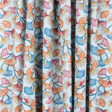 Popelín Algodón Corales Azul - Ribes y Casals