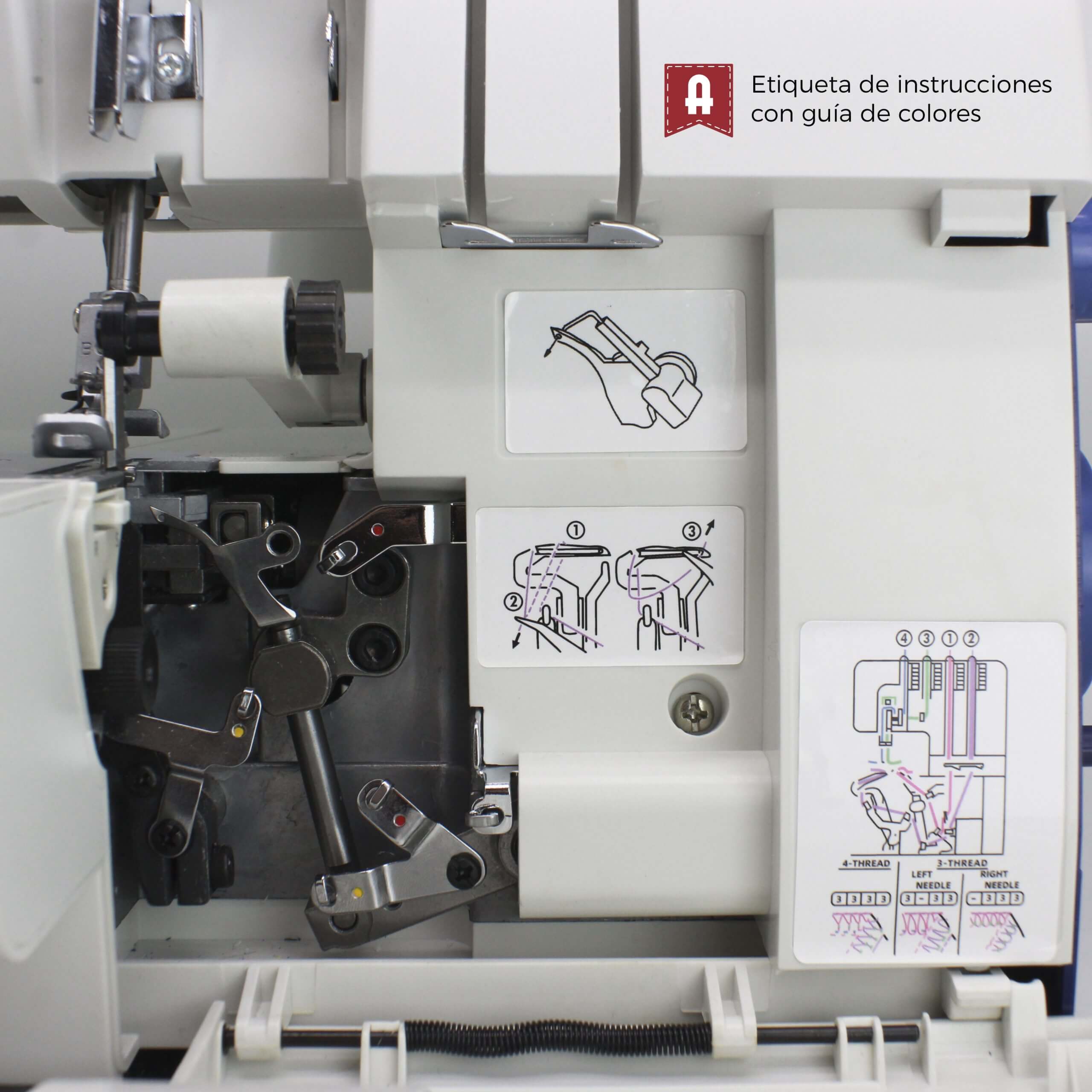Máquina Overlock Alfa Precise Essence Remalladora - Ribes y Casals