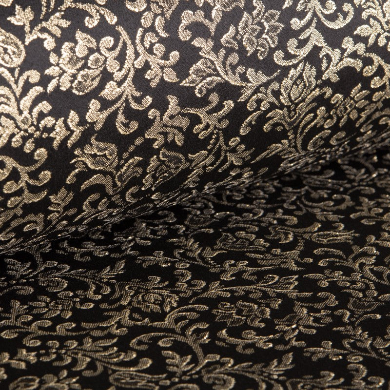 Jacquad Lurex Floral Oro - Ribes y Casals