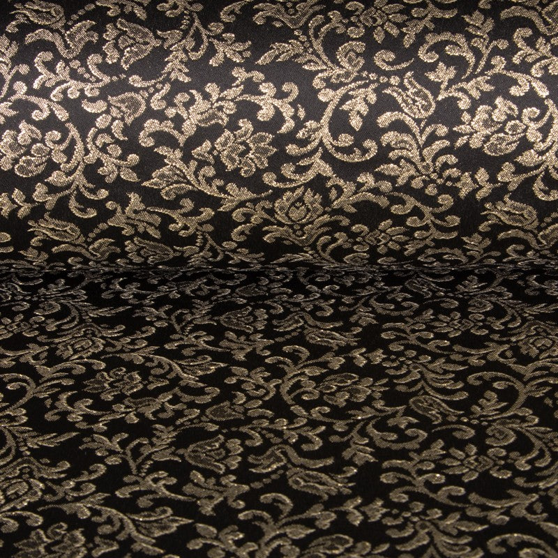 Jacquad Lurex Floral Oro - Ribes y Casals